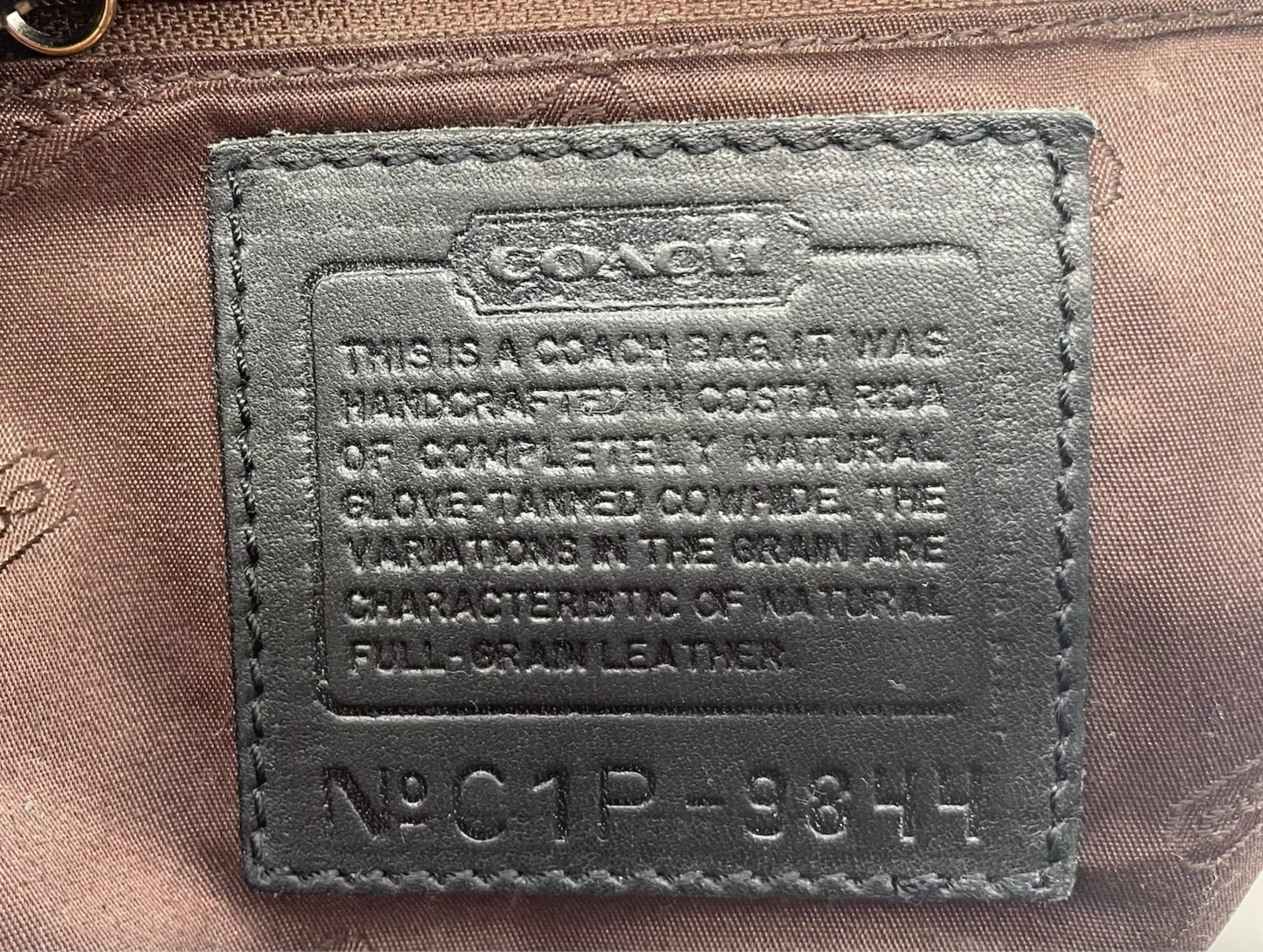 COACH Y2K Black Leather Mini Purse — PAU Boutique